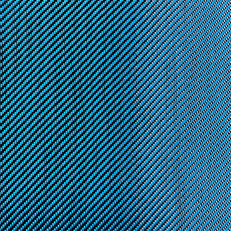 ʻO Carbon Aramid Hybrid Kevlar Fabric Twill a Plain