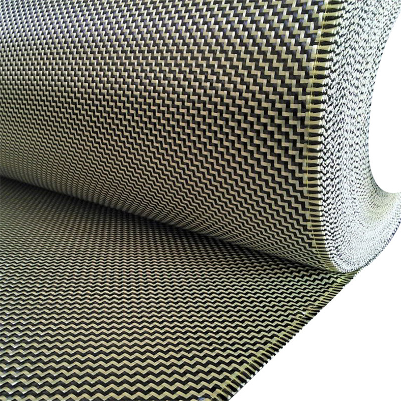China Factory selling 100% Carbon Fiber Board - Carbon Aramid Hybrid Kevlar  Fabric Twill and Plain – Dujiang factory and manufacturers