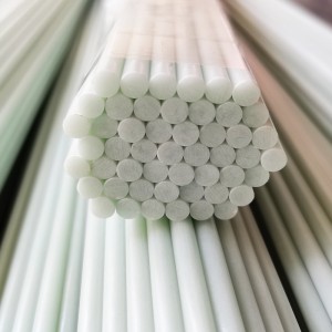 Solid Fiberglass Rods Flexible 1 လက်မ ထုတ်လုပ်သူ